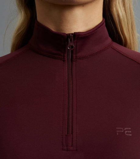Premier Equine Ombretta Technical Base Layer Wine