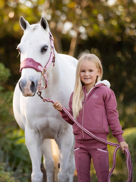 LeMieux Mini Sherpa Lined Lily Hoodie Orchid