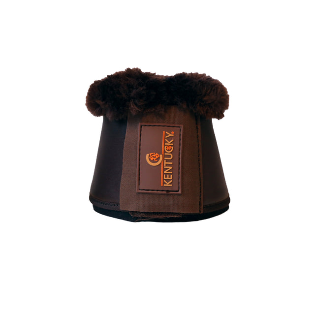 Kentucky Sheepskin Leather Overreach Boots Brown/Brown