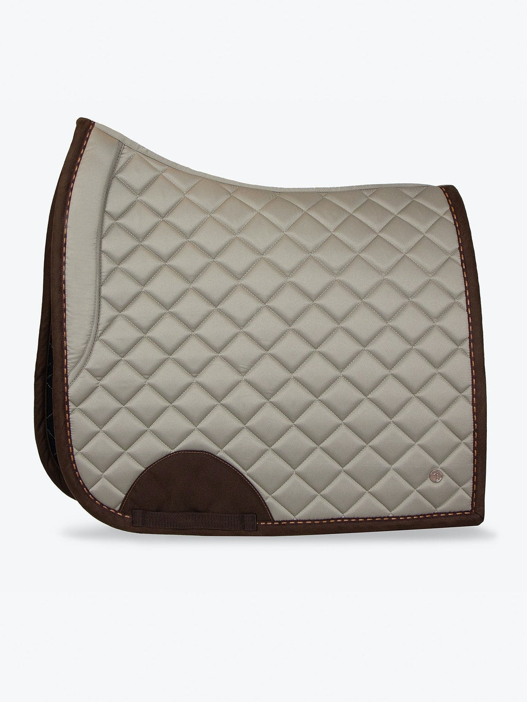 PS of Sweden Brown Suede Dressage Saddle Pad Latte