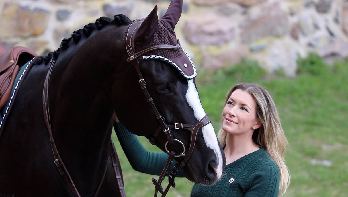 PS of Sweden Monogram Ear Bonnet Emerald