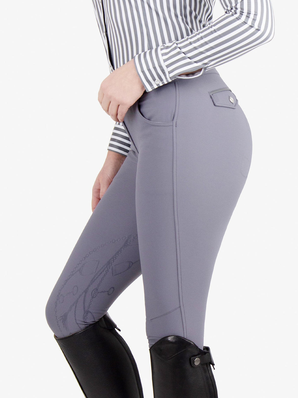 PS of Sweden Zoe Breeches Grey