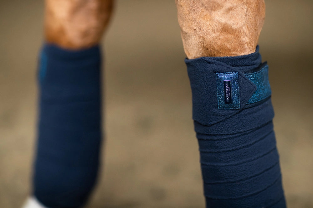 Equestrian Stockholm Bandages Blue Meadow Glimmer