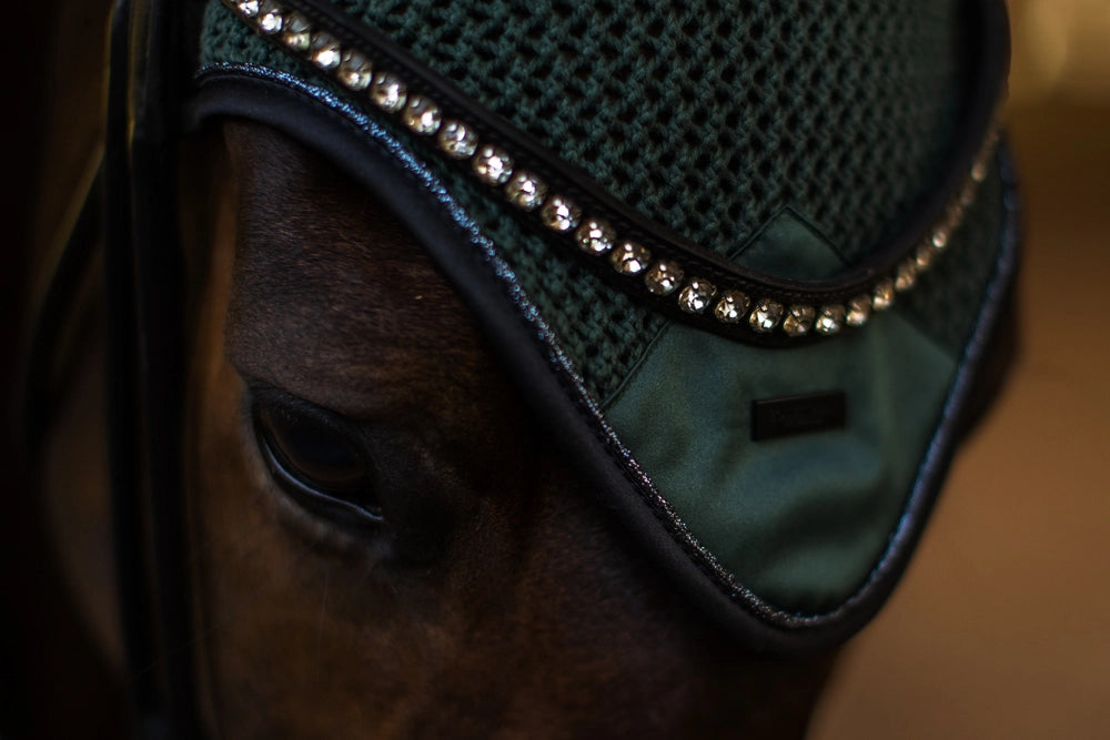 Equestrian Stockholm Ear Bonnet Sycamore Green