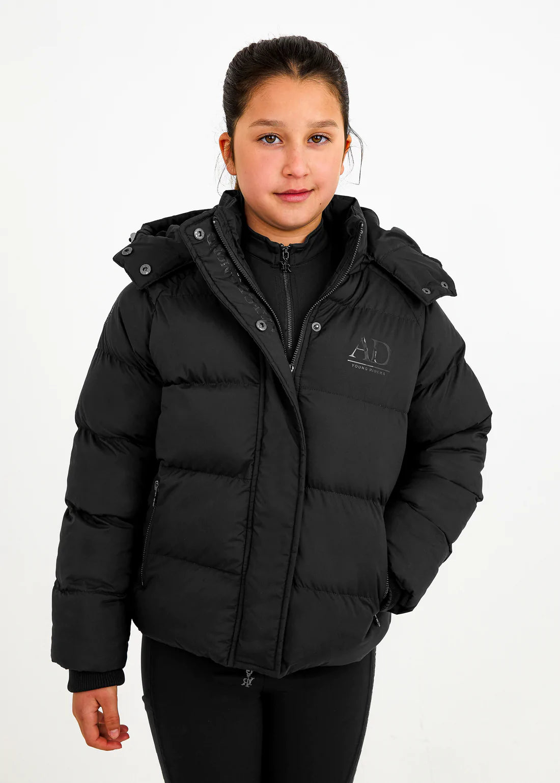Aztec Diamond Young Rider Puffer Jacket Black