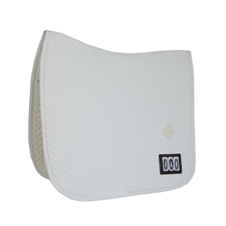 Kentucky Fishbone Competition Dressage Saddle Pad White
