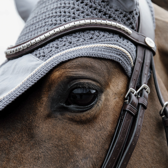 Kentucky Velvet Wellington Ear Bonnet Grey