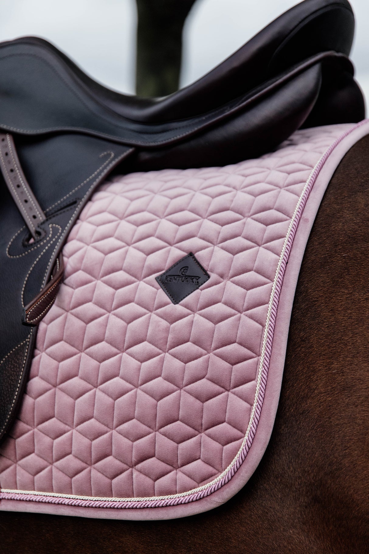 Kentucky Velvet Dressage Saddle Pad Old Rose