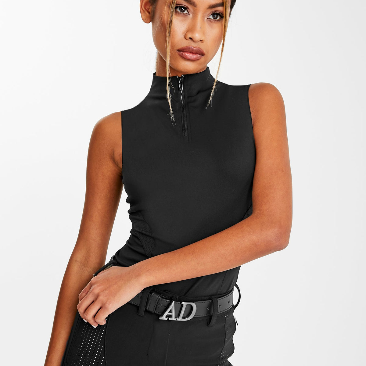 Aztec Diamond Sleeveless Base Layer Black – Impulsion Elite Equine Wear