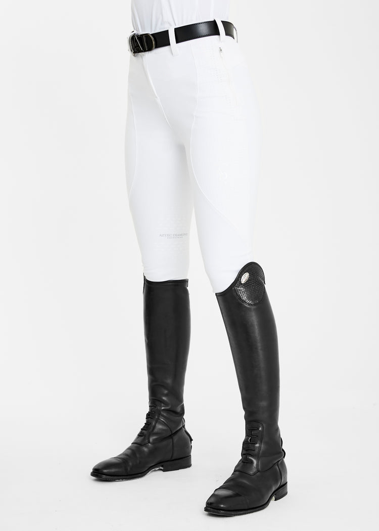 Aztec Diamond Performance Breeches White
