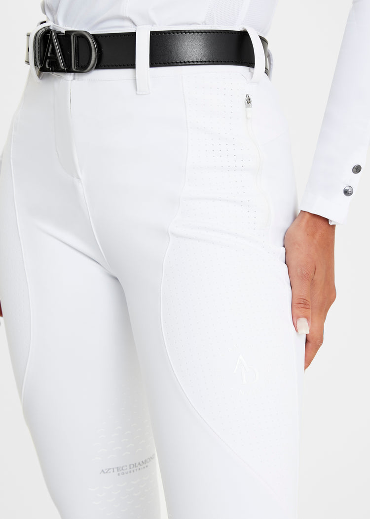 Aztec Diamond Performance Breeches White