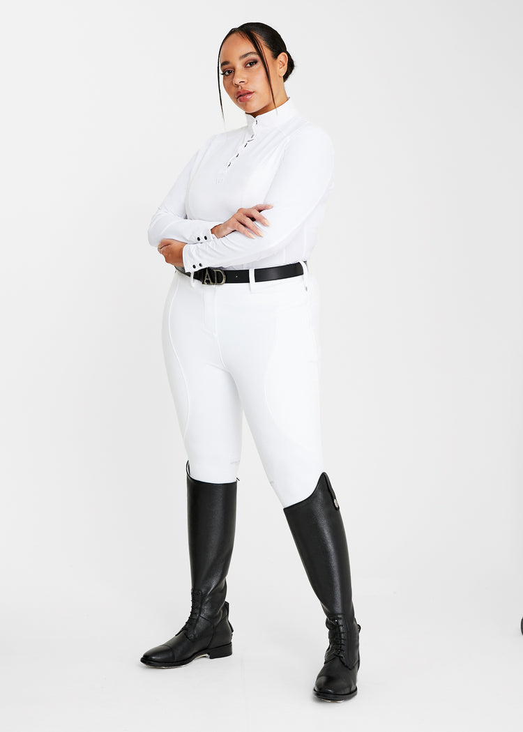 Aztec Diamond Performance Breeches White