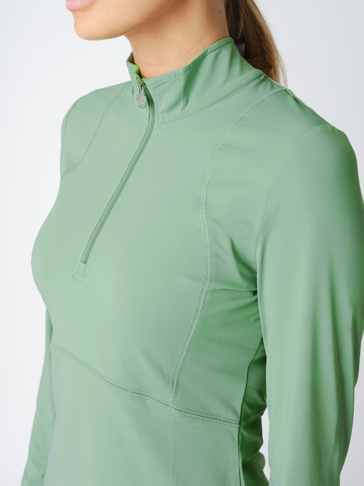 PS of Sweden Adele Long Sleeve Base Layer Khaki Green