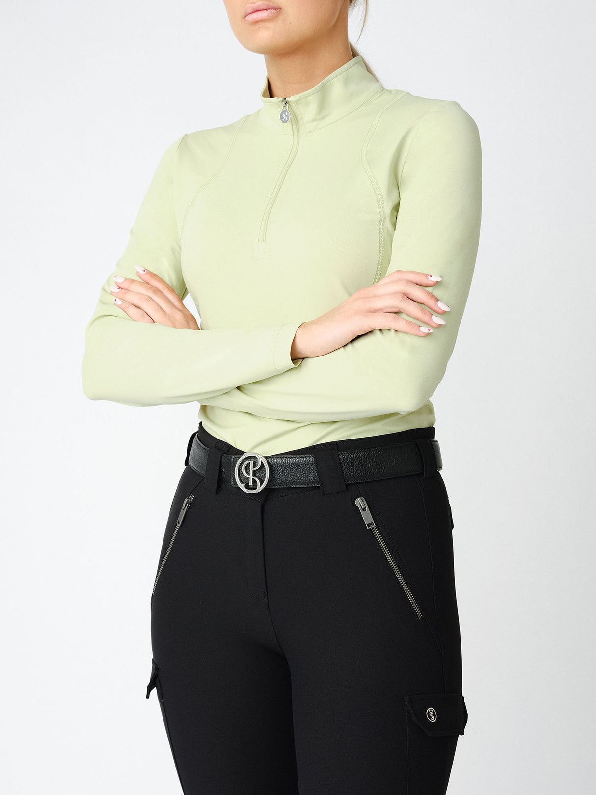 PS of Sweden Adele Long Sleeve Base Layer Seed Green