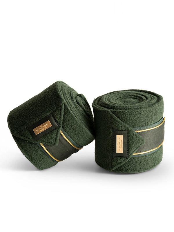 Equestrian Stockholm Bandages Forest Green