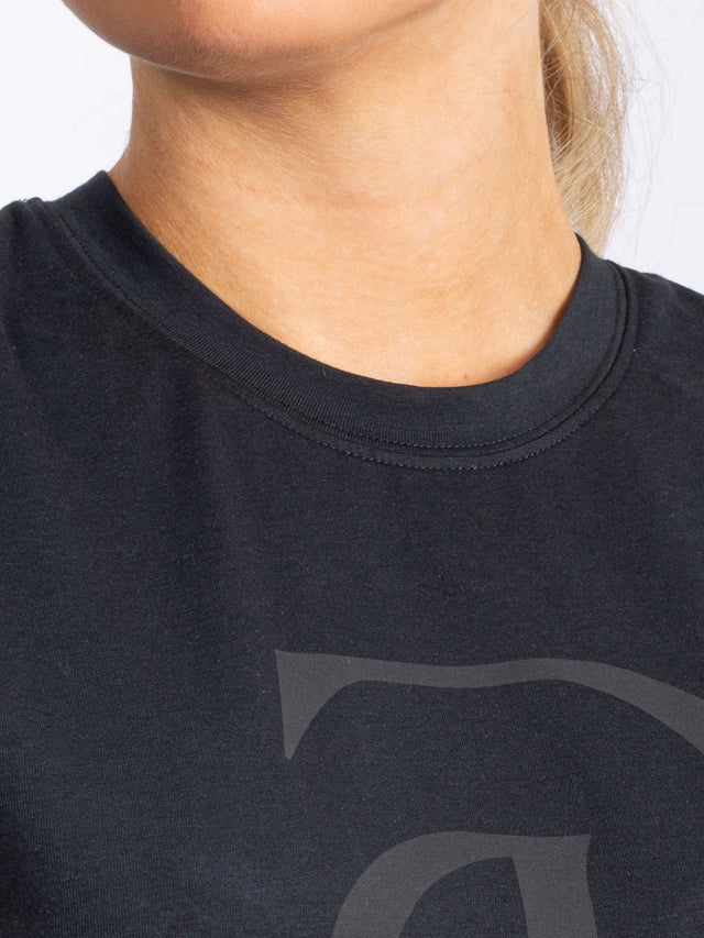 PS of Sweden Signe Cotton T-Shirt Black