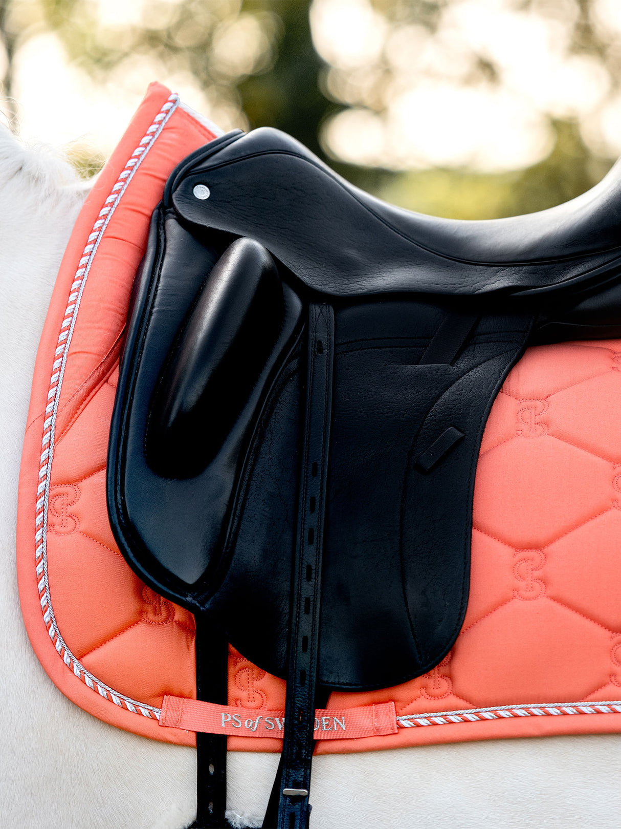 PS of Sweden Cotton Signature Dressage Saddle Pad Coral