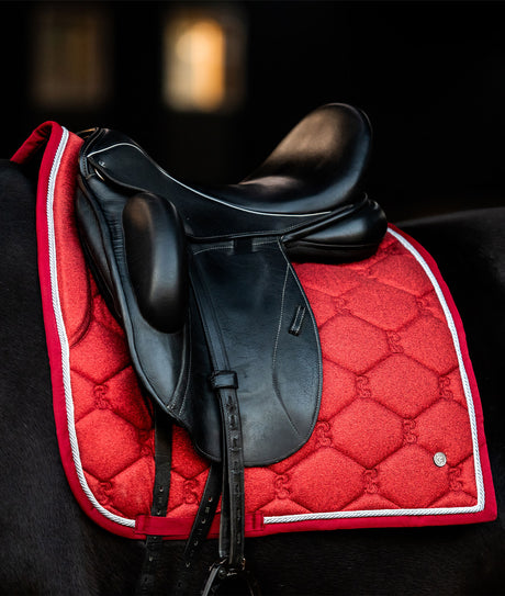 PS of Sweden Stardust Dressage Saddle Pad Dark Red