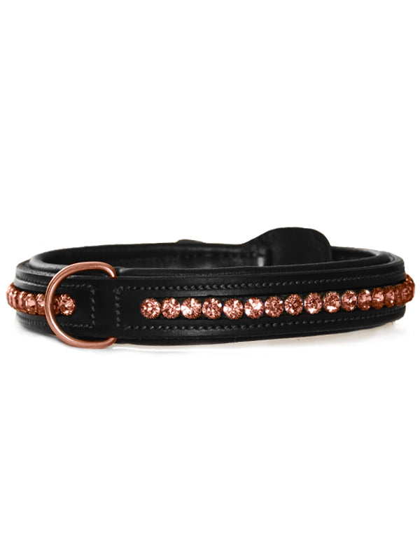 Equestrian Stockholm Dog Collar Dark Sky