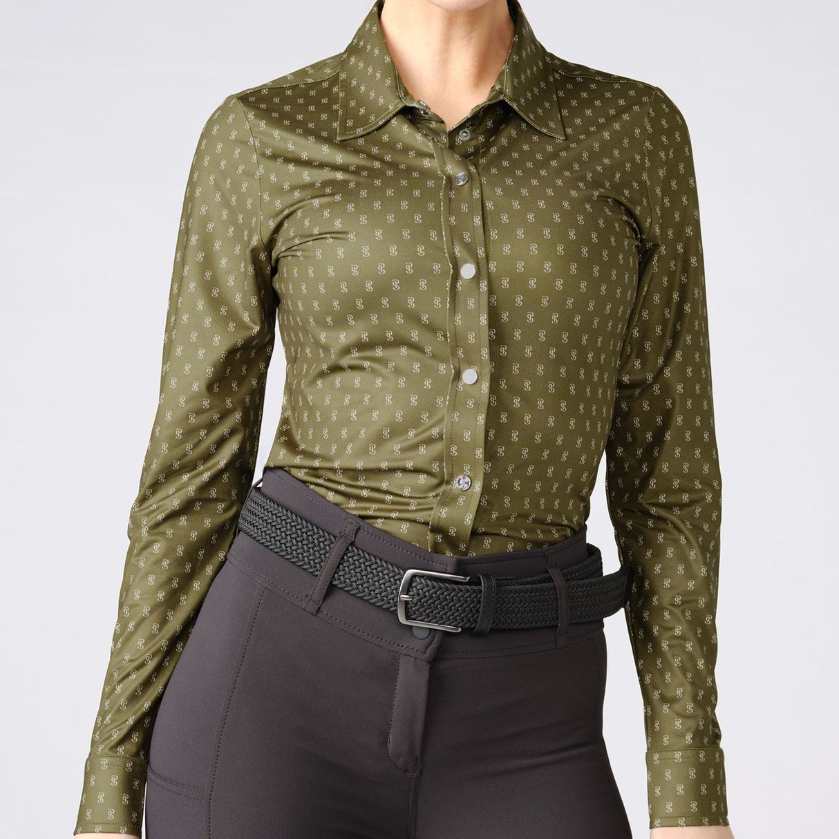 PS of Sweden Estelle L/S Magic Shirt Olive