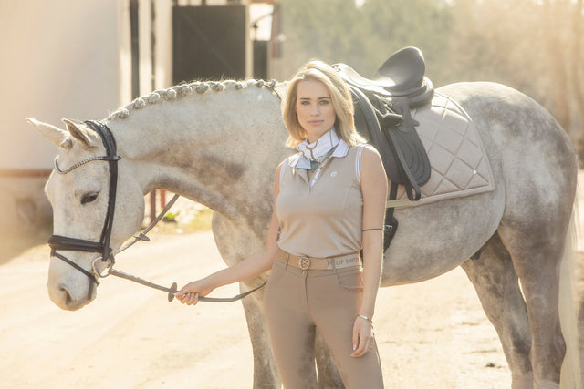PS of Sweden Floret Dressage Saddle Pad Sand