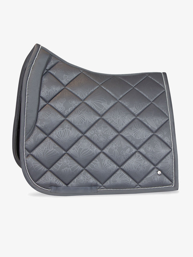 PS of Sweden Floret Dressage Saddle Pad & Bandages Grey