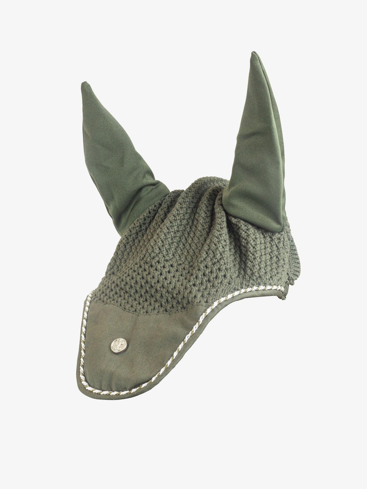 PS of Sweden Cotton Signature Ear Bonnet Forest Green
