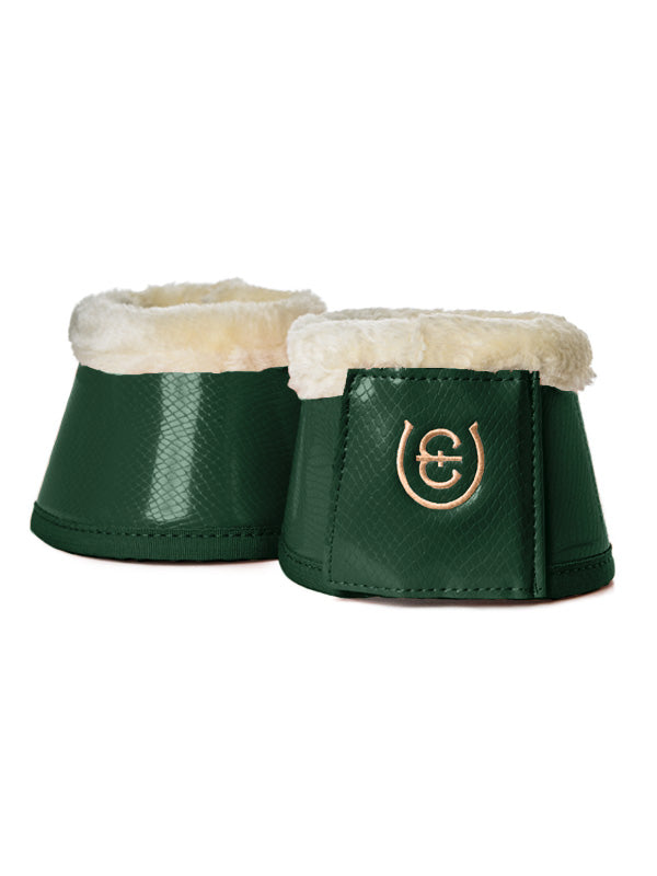 Equestrian Stockholm Fleece Bell Boots Forest Green