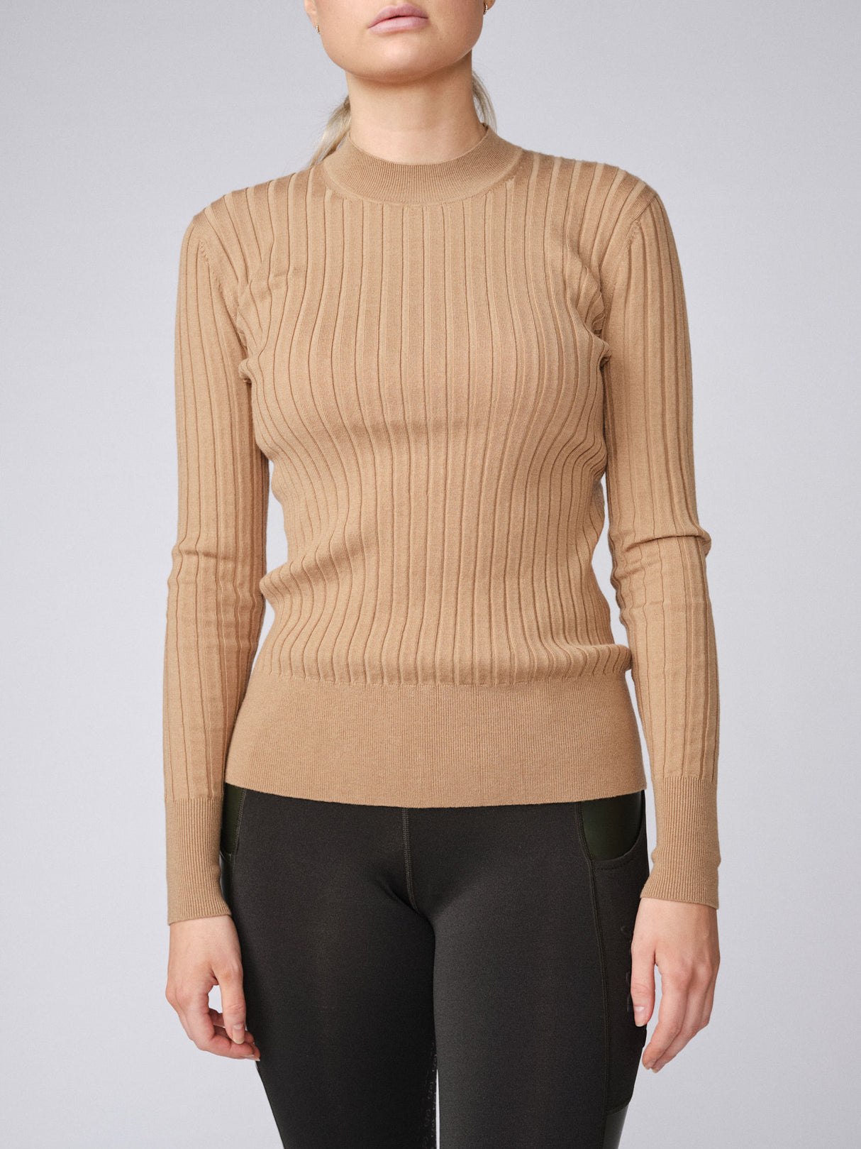 PS of Sweden Klara Knit Sweater Camel