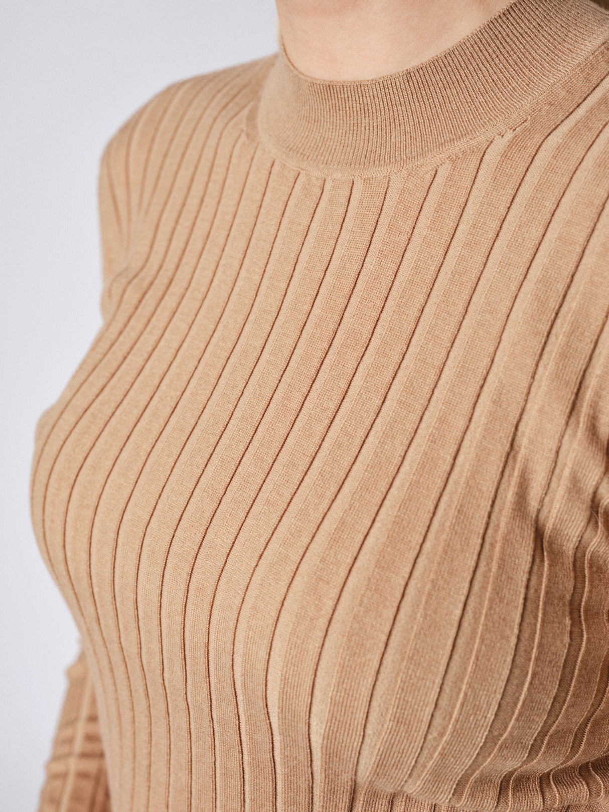 PS of Sweden Klara Knit Sweater Camel