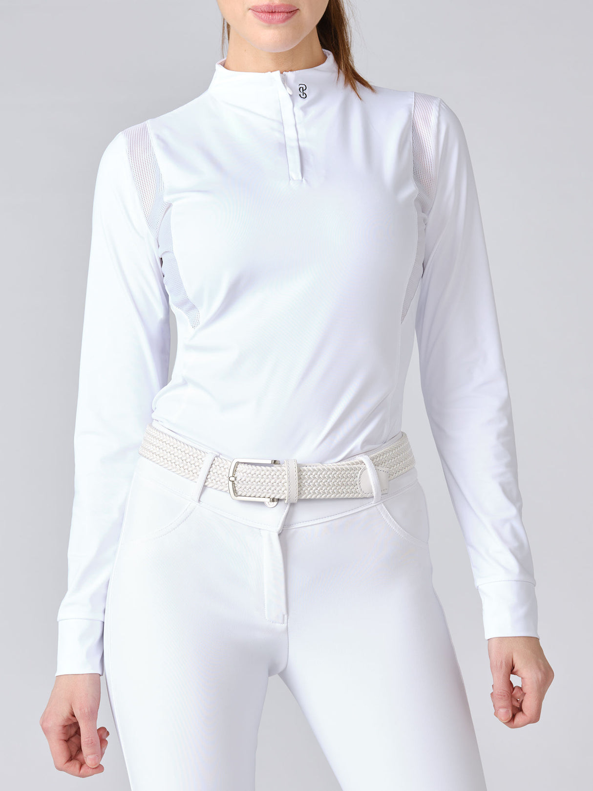 PS of Sweden Madison L/S Competition Shirt White