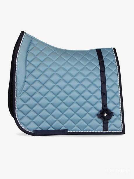 PS of Sweden Bow Dressage Saddle Pad & Ear Bonnet Aqua
