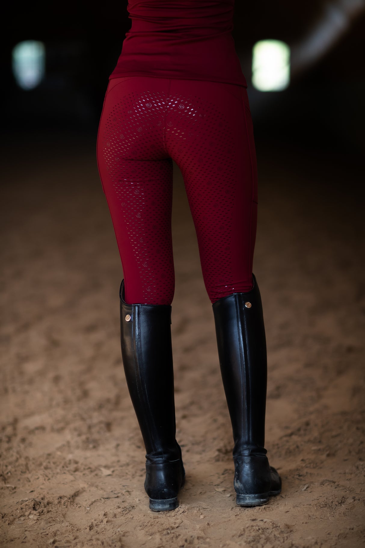 Equestrian Stockholm Elite Dressage Breeches Bordeaux