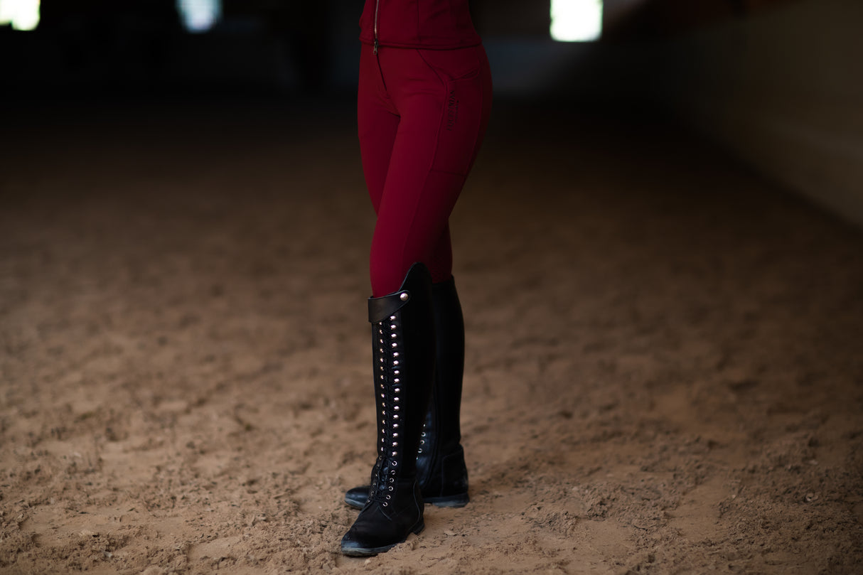 Equestrian Stockholm Elite Dressage Breeches Bordeaux