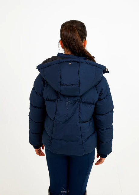 Aztec Diamond Young Rider Puffer Jacket Navy