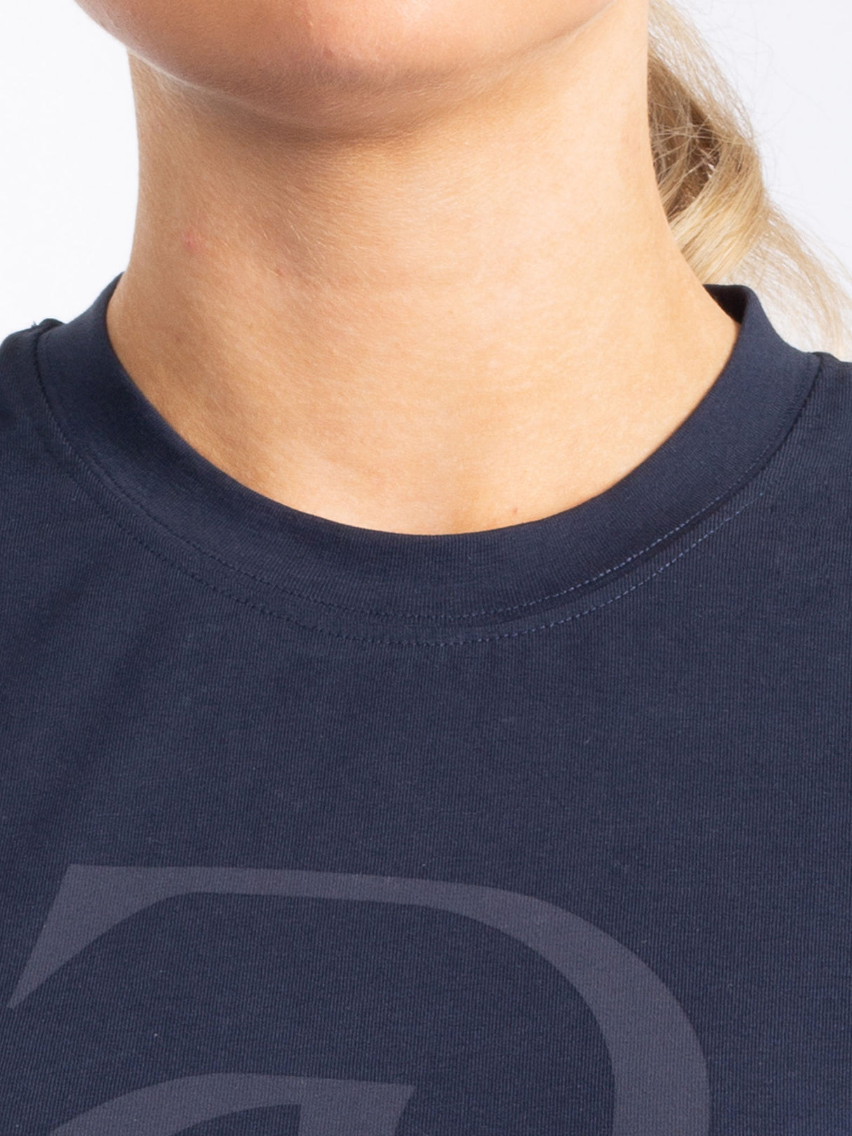 PS of Sweden Signe Cotton T-Shirt Navy