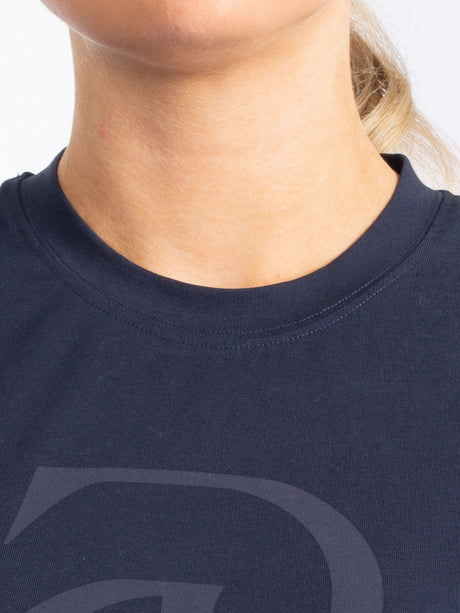 PS of Sweden Signe Cotton T-Shirt Navy