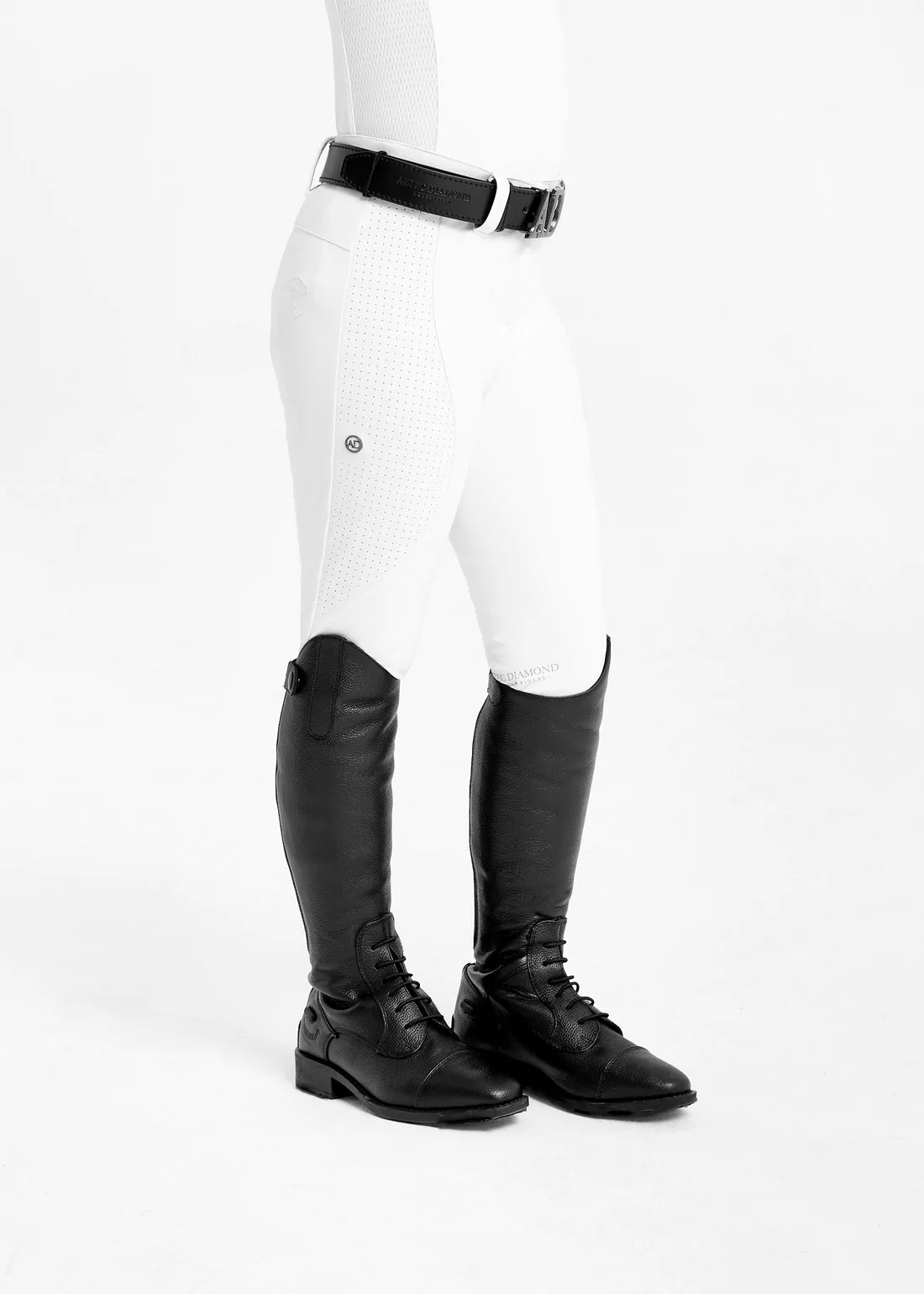 Aztec Diamond Young Rider Competition Breeches White