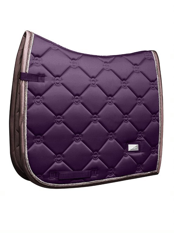 Equestrian Stockholm Dressage Saddle Pad Orchid Bloom