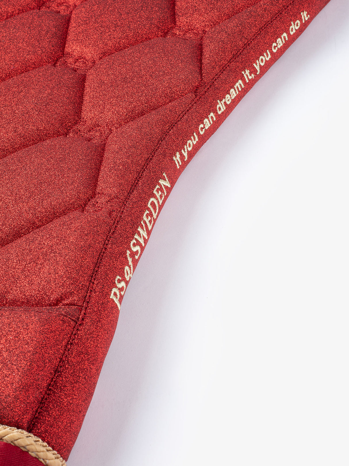 PS of Sweden Stardust Dressage Saddle Pad Dark Red