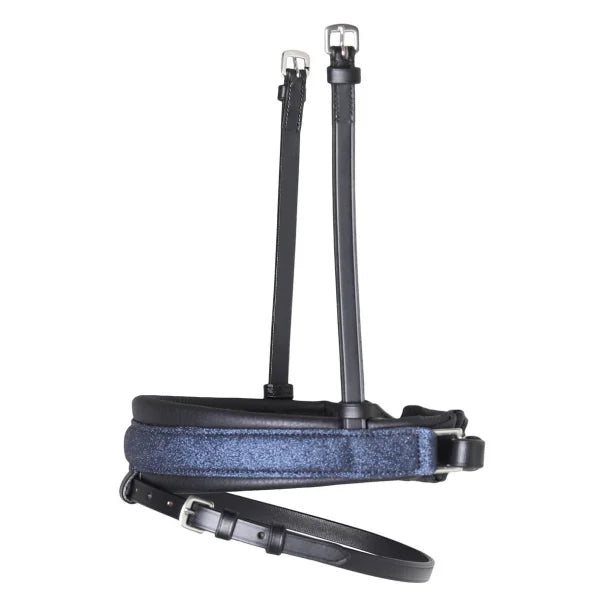SD Design Hollywood Glamorous Noseband Black/Blueberry Twinkle