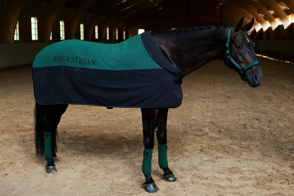 Equestrian Stockholm Fleece Rug Sycamore Green