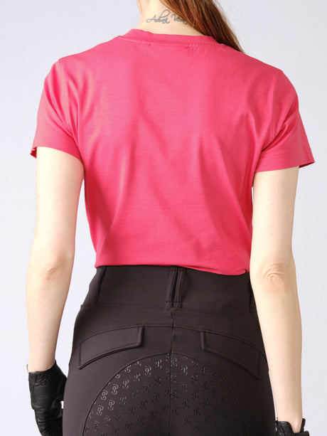 PS of Sweden Signe Cotton T-Shirt Berry Pink