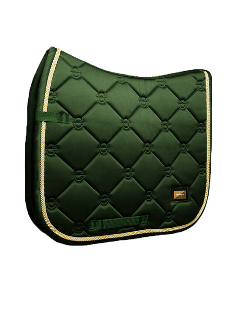 Equestrian Stockholm Dressage Saddle Pad Forest Green