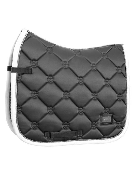 Equestrian Stockholm Dressage Saddle Pad Silver Cloud