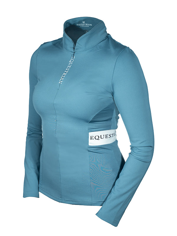 Equestrian Stockholm Imperia Base Layer Stone Blue