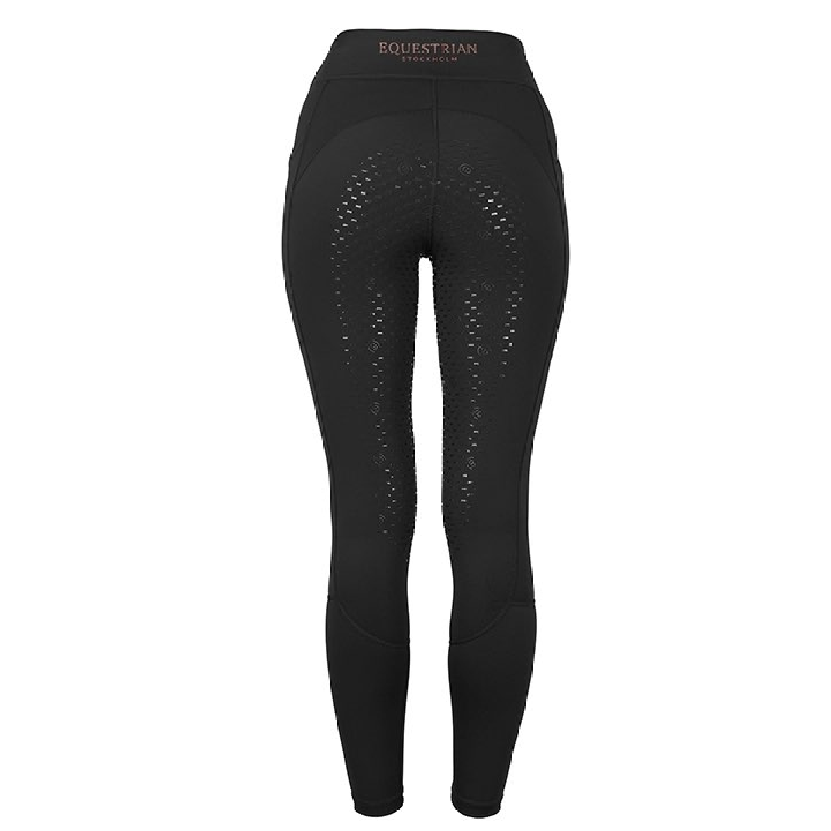 Equestrian Stockholm Movement Dressage Riding Tights Black Blush