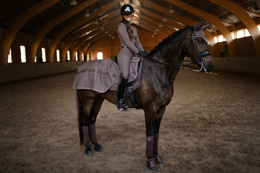 Equestrian Stockholm Exercise Rug Amaranth
