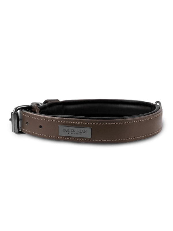 Equestrian Stockholm Clean Dog Collar Amaranth