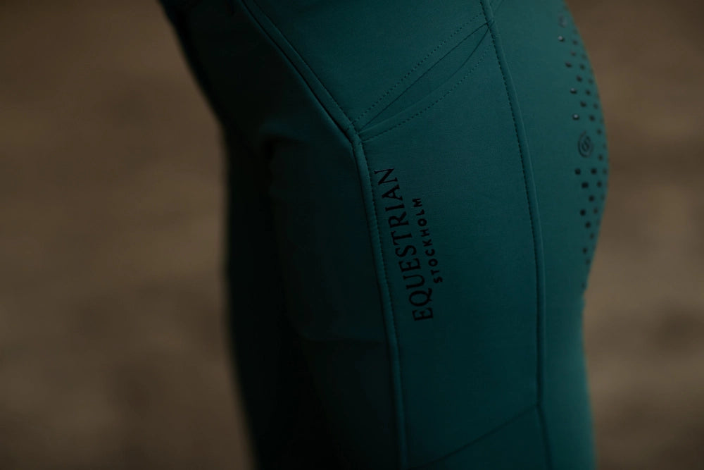 Equestrian Stockholm Elite Dressage Breeches Sycamore Green